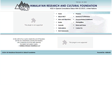 Tablet Screenshot of himalayanresearch.org